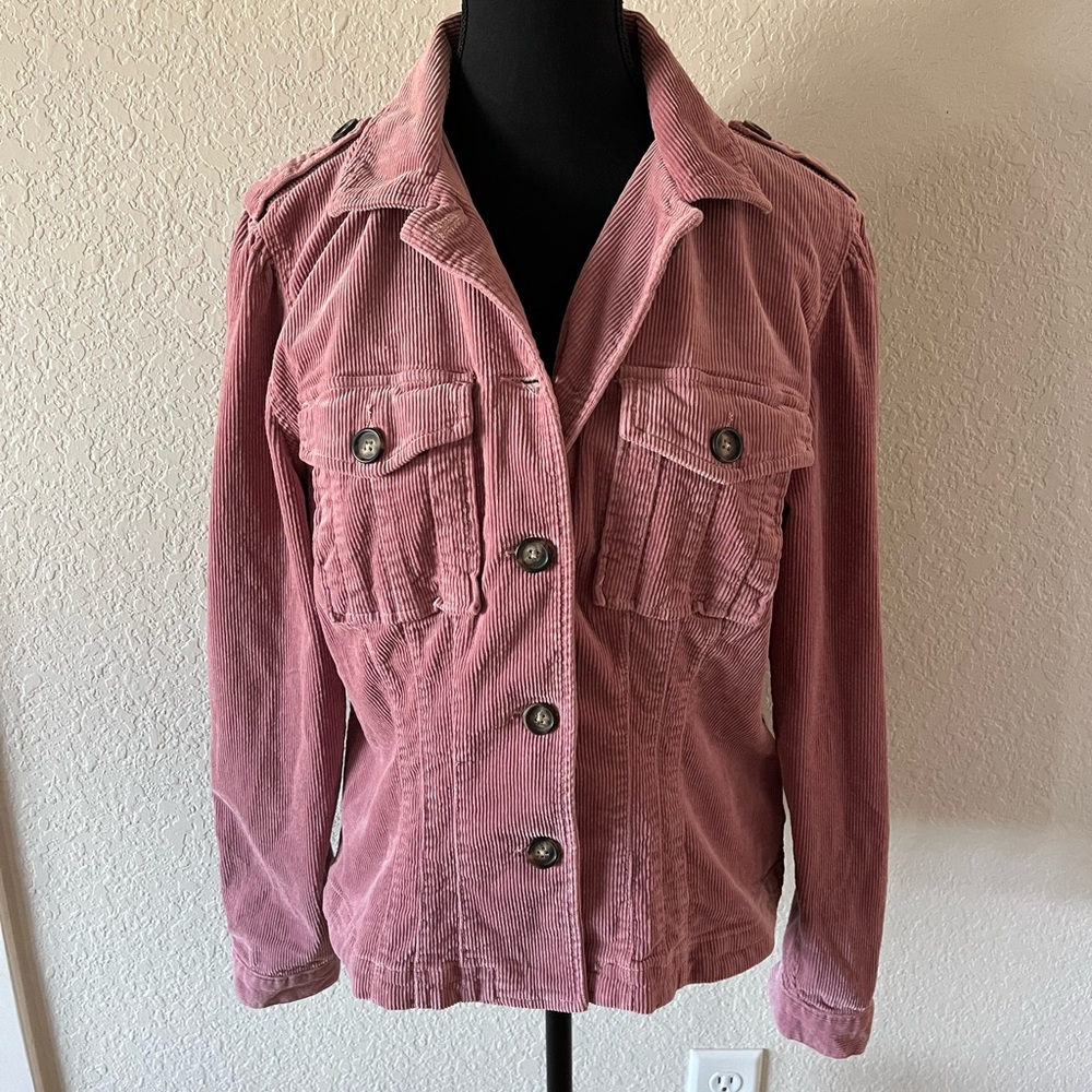 Kut from the Kloth Women's Pink Corduroy Jacket